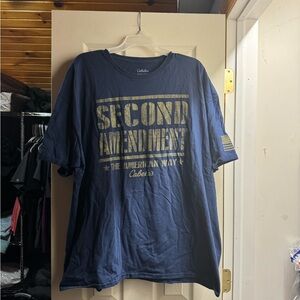 Cabela's Navy Tee with Logo